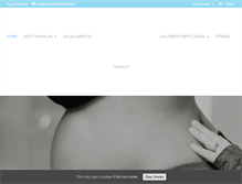Tablet Screenshot of onewithchild.com